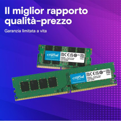 Crucial 16GB DDR4 3200MHz SO-DIMM - RAM ad Alte Prestazioni per Notebook e Mini PC