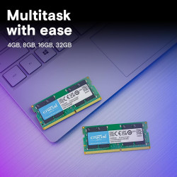 Crucial 8GB DDR4 3200MHz SO-DIMM – Memoria RAM ad Alte Prestazioni per Notebook e Mini PC