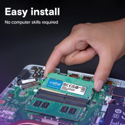Crucial 8GB DDR4 3200MHz SO-DIMM – Memoria RAM ad Alte Prestazioni per Notebook e Mini PC