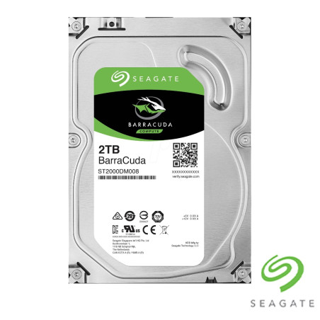 Seagate Barracuda 2TB 3.5" SATA3 256MB 7200RPM - HDD Alta Velocità per PC e Archiviazione