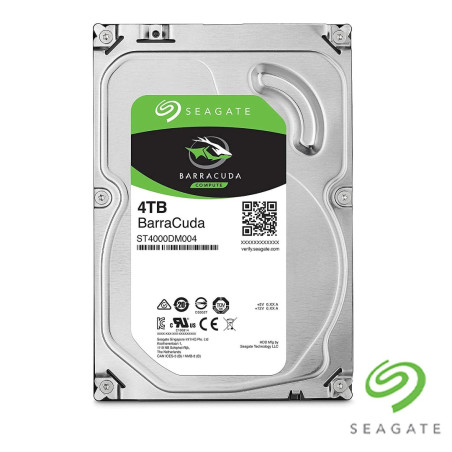 Seagate Barracuda 4TB 3.5'' SATA3 256MB 7200RPM – HDD Desktop ad Alte Prestazioni e Affidabilità