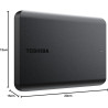 Hard Disk Esterno Toshiba Canvio Basics 4TB 2.5" USB 3.0 – Archiviazione Veloce e Compatta per PC e Mac