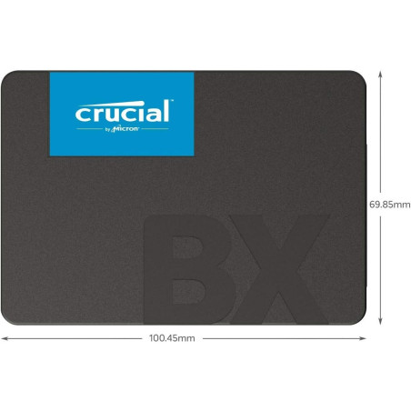 Crucial BX500 1TB SSD 2.5" SATA3 – Unità a Stato Solido Veloce e Affidabile per PC e Laptop