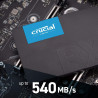 Crucial BX500 1TB SSD 2.5" SATA3 – Unità a Stato Solido Veloce e Affidabile per PC e Laptop