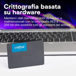 Crucial BX500 SSD 240GB 2.5'' SATA3 – Velocità e Affidabilità per PC e Laptop