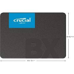 Crucial BX500 SSD 240GB 2.5'' SATA3 – Velocità e Affidabilità per PC e Laptop