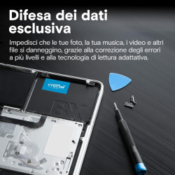 Crucial BX500 SSD 2TB 2.5" SATA III – Prestazioni Veloci e Ampia Capacità