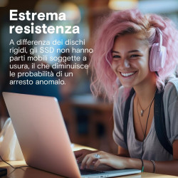 Crucial BX500 SSD 2TB 2.5" SATA III – Prestazioni Veloci e Ampia Capacità