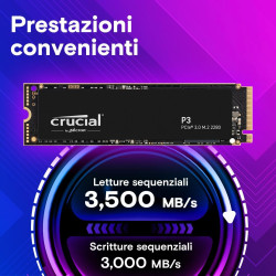Crucial NVMe M.2 1TB SSD PCIe - Prestazioni Ultra Veloci per PC e Laptop
