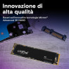 Crucial NVMe M.2 1TB SSD PCIe - Prestazioni Ultra Veloci per PC e Laptop