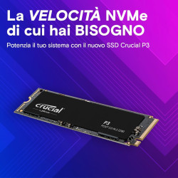 Crucial NVMe M.2 1TB SSD PCIe - Prestazioni Ultra Veloci per PC e Laptop