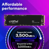 Crucial 2TB NVMe M.2 SSD PCIe 3.0 - Ultra Velocità di Lettura Fino a 3.500 MB/s per PC e Gaming