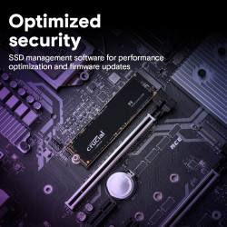 Crucial 500GB NVMe M.2 PCIe 3.0 SSD P3 – Alta Velocità per Gaming e Prestazioni Ottimizzate