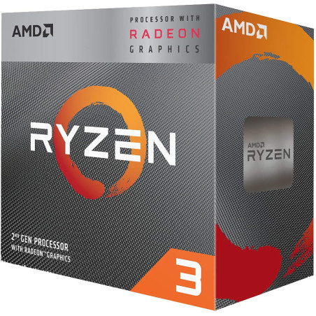 AMD Ryzen 3 3200G 3.6GHz Quad-Core CPU AM4 con Grafica Vega | 4MB Cache | 65W