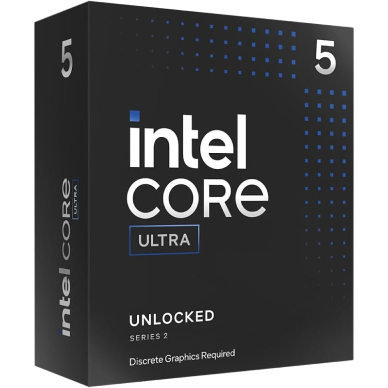 Intel Core Ultra 5 245KF Processore fino a 5.2 GHz | Cache 24MB | Socket FCLGA1851 – Box senza Dissipatore