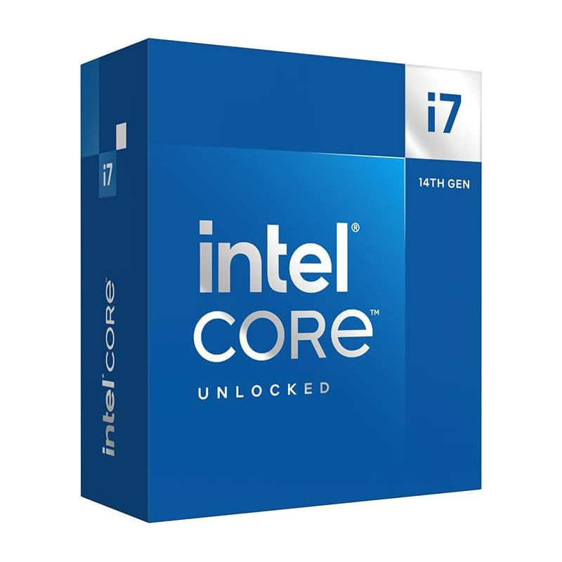 Intel Core i7-14700K Processore 20 Core | Frequenza Turbo 5.6GHz | Cache 33MB | LGA 1700 – Box Ufficiale