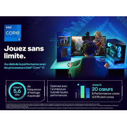 Intel Core i7-14700K Processore 20 Core | Frequenza Turbo 5.6GHz | Cache 33MB | LGA 1700 – Box Ufficiale