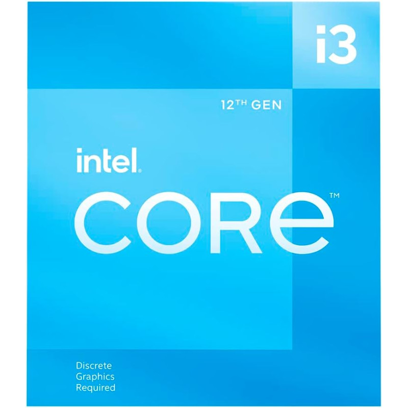 Intel Core i3-12100F Processore 3.30GHz | Cache 12MB | LGA 1700 – Box Ufficiale senza Grafica Integrata