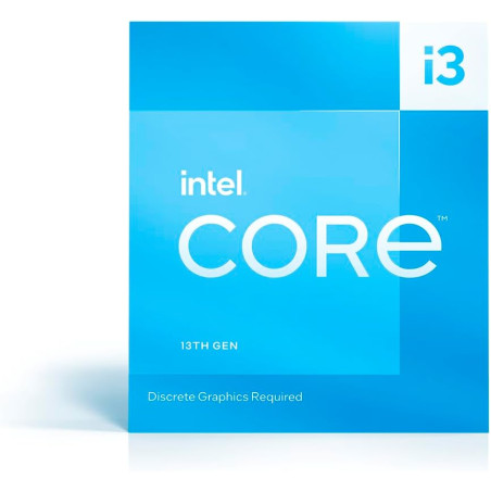 Intel Core i3-13100F Processore 3.40GHz | 4 Core, Cache 12MB | LGA 1700 – Box Ufficiale senza Grafica Integrata