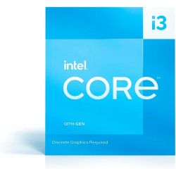 Intel Core i3-13100F Processore 3.40GHz | 4 Core, Cache 12MB | LGA 1700 – Box Ufficiale senza Grafica Integrata