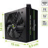 Tecnoware FREE Silent Pro 650W ATX | Alimentatore con Ventola 120mm Ultra-Silenziosa – Trinacria Store