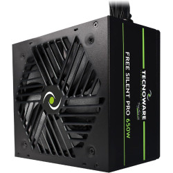Tecnoware FREE Silent Pro 650W ATX | Alimentatore con Ventola 120mm Ultra-Silenziosa – Trinacria Store
