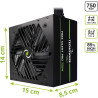 Alimentatore Tecnoware 750W ATX FREE Silent Pro | Ventola Silenziosa 12cm – Trinacria Store
