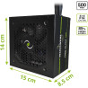 Alimentatore Tecnoware Speed 500W ATX | Ventola Silenziosa 12cm – Trinacria Store