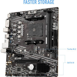 Scheda Madre MSI A520M-A PRO | AM4, DDR4, LAN Gigabit, 6x USB 3.2 + 6x USB 2.0 – Trinacria Store