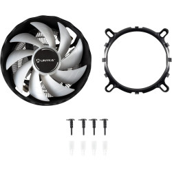 Dissipatore CPU Jotun DF120 RGB - Compatibile Intel LGA1156/1200/1155/1151/1150/1700 - Ventola 120mm PWM Low Profile