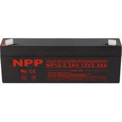 Batteria NPP 12V 2.3Ah – Morsetti Faston Piccoli | Al Piombo Sigillata VRLA Senza Manutenzione