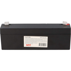 Batteria NPP 12V 2.3Ah – Morsetti Faston Piccoli | Al Piombo Sigillata VRLA Senza Manutenzione
