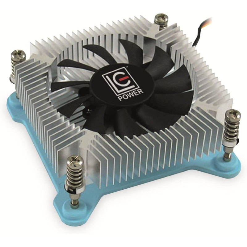 LC-Power Dissipatore CPU per Socket Intel 1150/1151/1155/1156/1200 – Raffreddamento Silenzioso ed Efficiente per PC Desktop