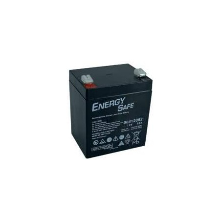 Batteria Energy Safe 12V 5Ah | Al Piombo Sigillata VRLA Senza Manutenzione – Adatta a UPS, Allarmi e Sistemi di Sicurezza