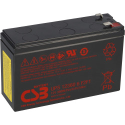 Batteria CSB 12V 6Ah – Morsetti Faston Grande/Piccolo | Al Piombo Sigillata VRLA Senza Manutenzione