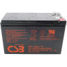 Batteria CSB 12V 7.2Ah – Faston F2 6.35mm | Al Piombo Sigillata VRLA Senza Manutenzione per UPS e Sistemi Sicurezza