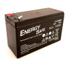 Batteria Energy Safe 12V 7Ah – Faston Grande 6.35mm | Al Piombo Sigillata VRLA Senza Manutenzione per UPS e Sicurezza