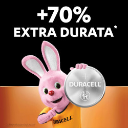 Pila al Litio CR2025 Duracell – Confezione da 2 Pezzi | Ideale per Orologi, Chiavi Auto e Dispositivi Elettronici