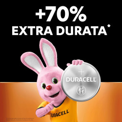 Duracell CR2032 3V – 2 Pile al Litio Originali – Batterie Bottone per Telecomandi e Orologi