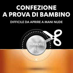 Duracell CR2032 3V – 2 Pile al Litio Originali – Batterie Bottone per Telecomandi e Orologi