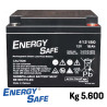Batteria al Piombo 12V 18Ah Energy Safe – Ricaricabile AGM, Faston Grande, Lunga Durata