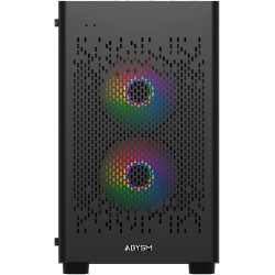 Case Abysm Danube Inva MX202 ATX, ITX, Micro ATX RGB Tower - Design Elegante e Spazioso per Gaming