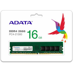 ADATA 16GB DDR4 2666MHz DIMM – Memoria RAM Desktop AD4U266616G19-SGN | Trinacria Store