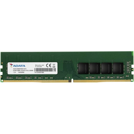 ADATA 8GB DDR4 2666MHz DIMM – Memoria RAM Desktop AD4U26668G19-SGN | Trinacria Store