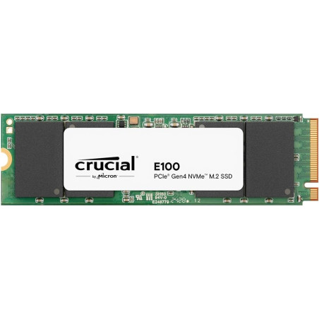 Crucial E100 480GB SSD NVMe M.2 2280 – Unità a Stato Solido Veloce e Affidabile per PC e Laptop | Trinacria Store