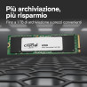 Crucial E100 480GB SSD NVMe M.2 2280 – Unità a Stato Solido Veloce e Affidabile per PC e Laptop | Trinacria Store