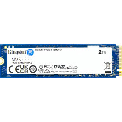 Kingston NV3 SSD NVMe M.2 2TB PCIe 4.0 – Alta Velocità e Prestazioni Affidabili