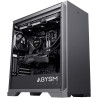 Case Abysm Gaming ATX, EATX, ITX, Micro ATX Tower con USB 3.0 e USB-C - Design Elegante per PC da Gaming