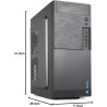 Case Midi Tower ATX USB 3.0 Black Vultech - Design Elegante e Spazioso per PC Desktop