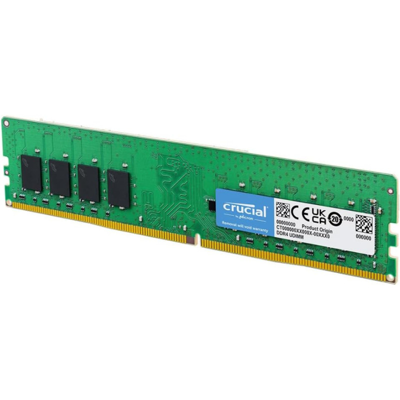 Crucial 16GB DDR4 3200MHz CL22 – Memoria RAM Affidabile e Veloce per il Tuo PC